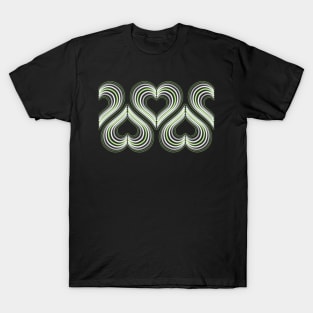 Agender Pride Hearts T-Shirt